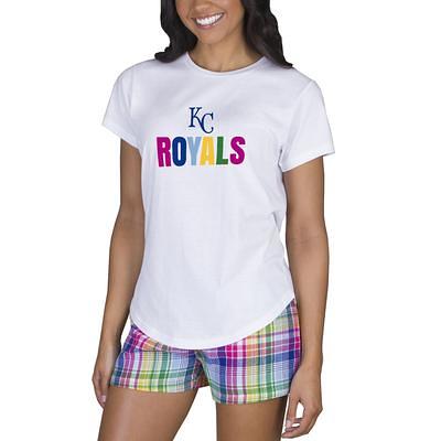 Women's Kansas City Royals Concepts Sport Royal Badge T-Shirt