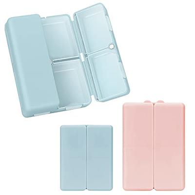 Portable Pill Case Small Pill Case For Purse Or Pocket, Premium Pill Case  (blue, 4 Compartments) | Fruugo BH