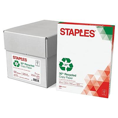 Staples 8.5 x 11 Laser Paper, 32 lbs., 98 Brightness, 500/Ream