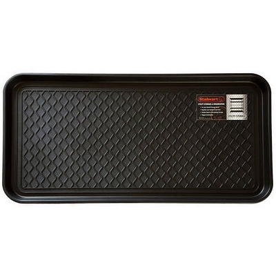 Rhino Mats Black Rectangular Outdoor Boot Scraper Mat in the Mats  department at