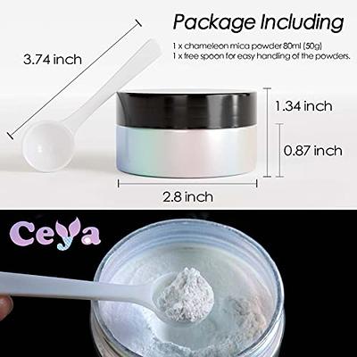 Ceya Chameleon Mica Powder, 1.8oz/ 50g Mermaid Chrome Powder, Cosmetic  Grade Pearlescent Effect Color Shift Pigment for Epoxy Resin, Makeup, Nail  Polish, Soap Dye, Candle Making,Craft,Slime,Paint - Yahoo Shopping
