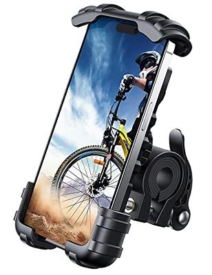 Lamicall Bike Phone Holder, Motorcycle Phone Mount - Motorcycle Handlebar  Cell Phone Clamp, Scooter Phone Clip for