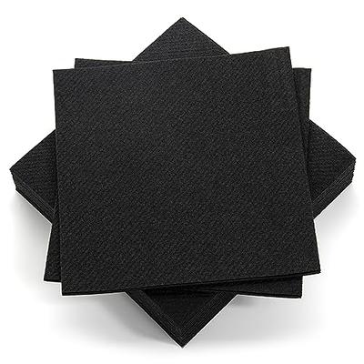 600 Napkins, White Linen-Like Premium Paper Beverage/Cocktail Napkins