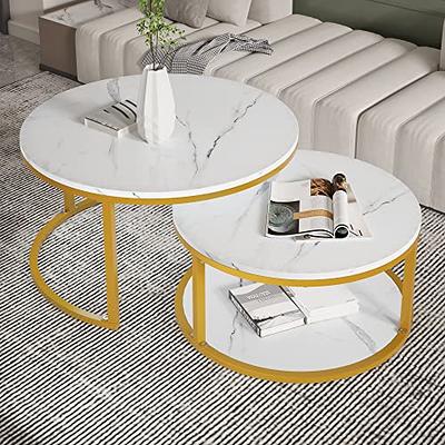  NSdirect Round Coffee Table,36 Coffee Table for