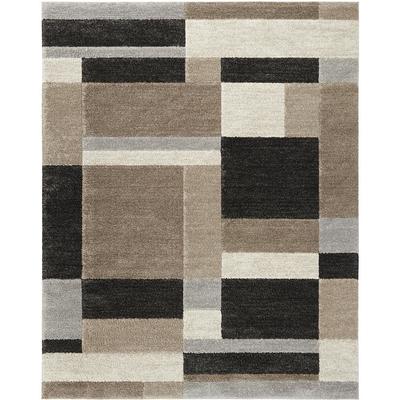 SAFAVIEH Braided Blue/Multi 8 ft. x 10 ft. Border Area Rug BRD308A