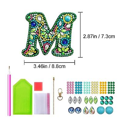 YOYA Diamond Painting Keychains Double Sided 5D A-Z 26 Letters