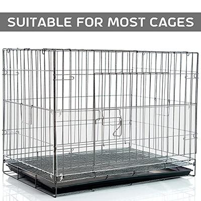 Sweetude 8 Pcs Pet Cage Liner 14'' x 4.5'' Cage Urine Guard Side Lining  Clear Sheet