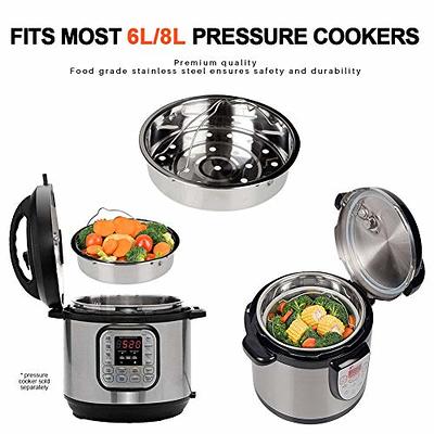 Secura Stainless Steel 6-quart Electric Pressure Cooker Steam Rack Steamer  Basket Insert Set - Yahoo Shopping