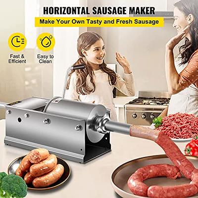 VEVOR 7 L Sausage Stuffer Machine 15 lb. Manual Sausage Maker with