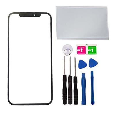 Front Screen Glass Replacement Compatible with iPhone 12/12 Pro 6.1 inch  Outer Glass Lens Screen Repair Kit incl Waterpoof Frame Adhesive and Tool  Kit(No Digitizer,No LCD) - Yahoo Shopping