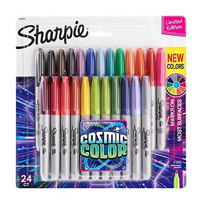 SHARPIE Permanent Markers, Fine Point, Assorted Colors, 4-Pack (30074) -  Yahoo Shopping