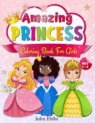 Princess Coloring Book For Kids: Art Activity Book for Kids of All