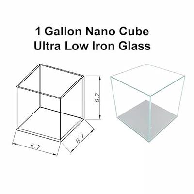 1 Gallon Nano Cube Low Iron Ultra Clear Glass Aquarium - Yahoo