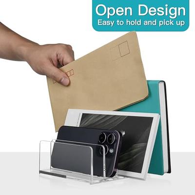 Acrylic Desktop File Organizer, 5 Slots File Holder Letter Document Sorter  Holder for Desk, Clear Mail Organizer Countertop, Office Desktop Rack for  Sorting Mail, Business Card, Letter, Document - Yahoo Shopping