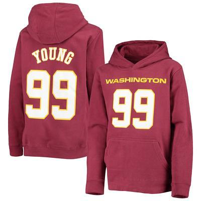 Youth Nike Chase Young Burgundy Washington Football Team Game Jersey