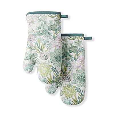 KitchenAid Albany Cotton Pistachio Mini Oven Mitt Set (2-Pack)