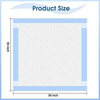 KANECH Incontinence Bed Pads, Reusable Washable and Waterproof Pads for Bed  for Adults, Elderly and Pets (L, 34x52 Inch, Pack of 1)