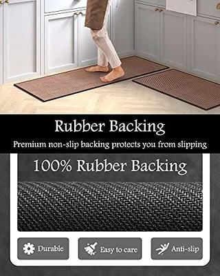 Kitchen Rugs and Mats Non Skid Washable, Absorbent Rug for Kitchen, Large  Kitchen Floor Mats for