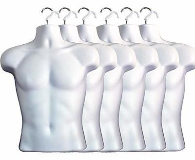 Male Mannequin Stand In White Color For S-M Clothe Sizes