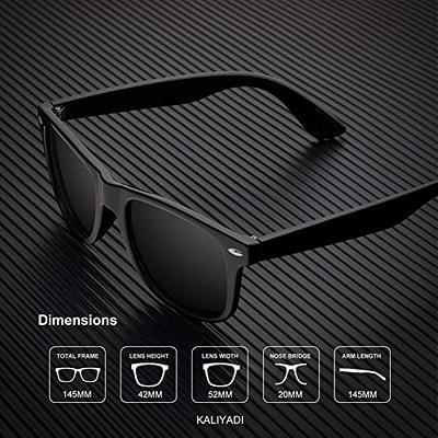 KALIYADI Polarized Sunglasses for Men and Women Matte Finish Sun glasses  Color Mirror Lens UV Blocking (2 Pack) - Yahoo Shopping
