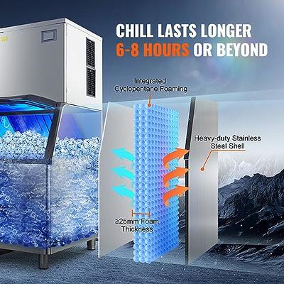 aglucky ice makers countertop,portable ice maker machine with  handel,self-cleaning ice maker, 26lbs/24h, 9 ice cubes ready in