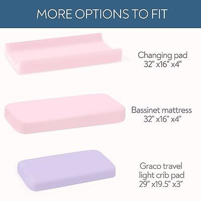 Pink Changing Table/dresser Top Pad Cover Minky Diaper 