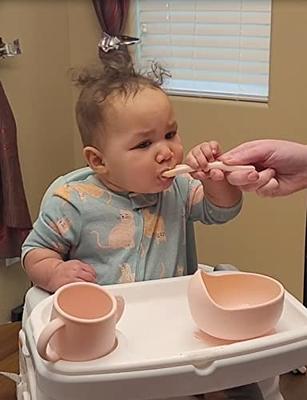 Silicone Baby Feeding Set with Suction-Training