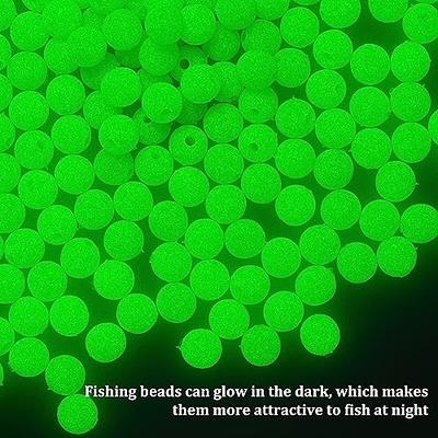 HINZIC 200Pcs 8mm Glow in The Dark Fishing Beads Saltwater Green Catfish  Rig Beads Round Lure Bait Punch Fishing Accessories - Yahoo Shopping