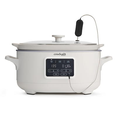 Crockpot 6-Quart Slow Cooker with Sous Vide, Programmable, in Oat Milk -  Yahoo Shopping