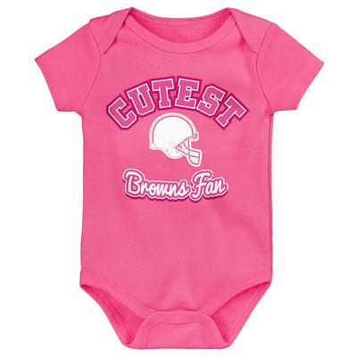 NFL Team Apparel Toddler New York Giants Cutest Fan Pink T-Shirt