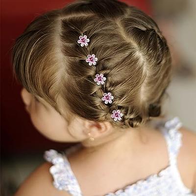  FOMIYES 12 Pcs crystal flower hair clip hair