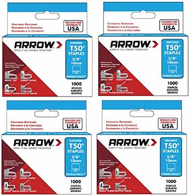 Arrow T50 Heavy-Duty Monel Staple, 1/4 In. (1000-Pack) - Power