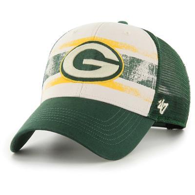 Men's '47 Camo Green Bay Packers Branson Clean Up Trucker Hat