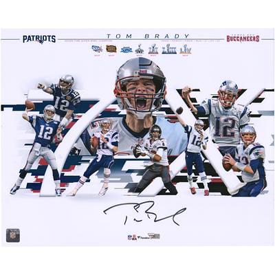 Tom Brady Passing During SB 55 Tampa Bay Buccaneers 8x10 Photo. Picture.