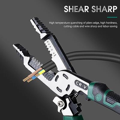 5” 2-in-1 Combination Electrical Wire Stripper & Cutter