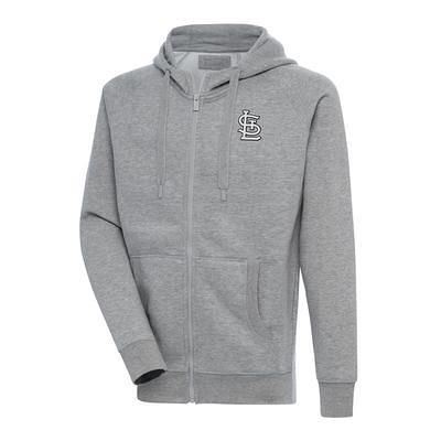 San Francisco 49ers Antigua Victory Pullover Hoodie - Heather Gray