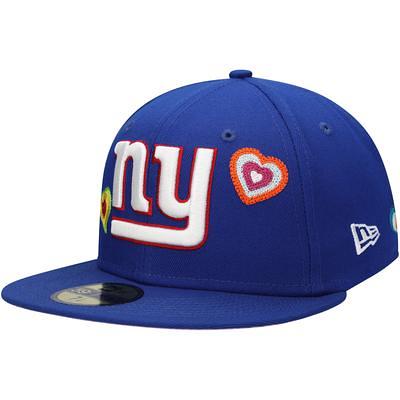 Men's New Era Royal New York Giants 2022 Sideline 9FIFTY Ink Dye