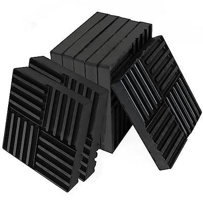 ACXFOND 8 Pack Anti Vibration Pads 6.5''X6.5''X0.8 Rubber Anti