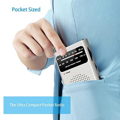 Am Fm Pocket Radio, Transistor Radio With Loudspeaker, Headphone , Portable  Radio For Indoor, Outdo