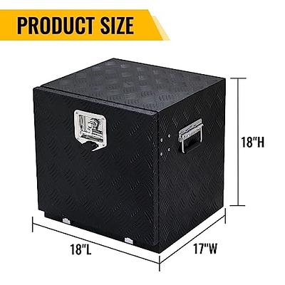 Trailer Tongue Box 39 Inch Trailer Tool Box Diamond Plate Waterproof T