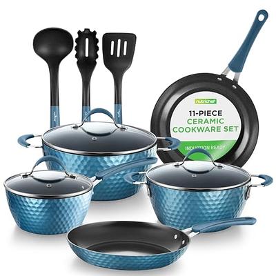 JTSQ Sauce Pan Set - Stainless Steel Kitchen Cookware with Lids