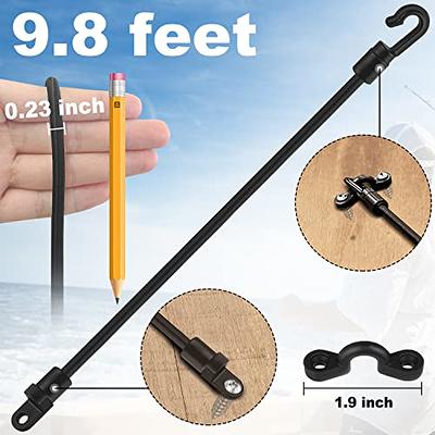 10pcs Durable Fishing Rod Tie Strap Belt Portable Wrap Band Pole Ties Holder