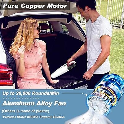 Black Cordless Vacuum Cleaner With High-power Pure Copper Motor, Wet/dry  Suction, Ideal For Car & Office Cleaning