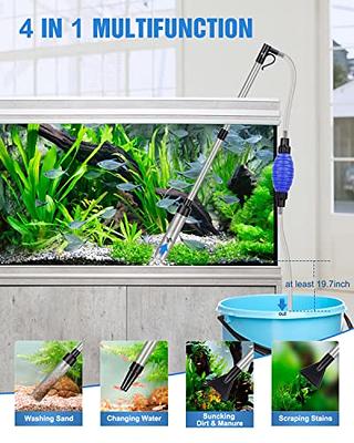 Aquarium Fish Tank Hook Water Changer, with Flow Switch, Quickly and  Efficiently Helps Fill Your Water, Aquarium Vacuum Water Filler for Fish  Tank