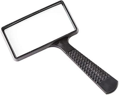 Magnifiers Magnifying Glass, 10X Rectangular Handheld Magnifier