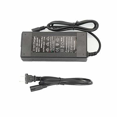 54.6V 2A Lithium Battery 3 Pin XLR Charger Black For Electric