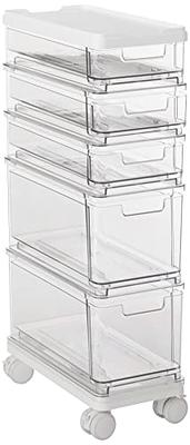 Syntus 3 Piece Set Stackable Makeup Organizers, 4.4'' Tall Acrylic Drawer  Organizer, Clear Plastic Cosmetics Storage Drawers for Vanity, Undersink,  Bathroom Organizer, Skincare, Kitchen Cabinets - Yahoo Shopping