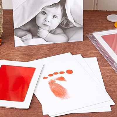 Washable Ink Pad, Best Stamp Pads for Kids, Kids Crafts, Paw Print Kit,  Baby Footprint Kit, Stamp Pads on Scrapbooking, Fingerprint Ink Pad, Easy  to