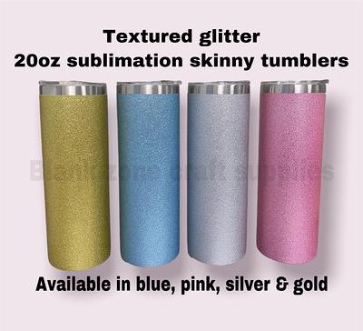 20Oz Textured Glitter Sublimation Tumbler - Yahoo Shopping