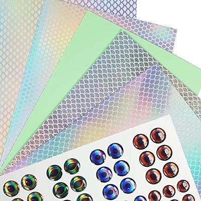 Fishing Lure Stickers Fishing Lure Eyes Kit, Assorted Reflective Adhesive  Laser Waterproof Fish Scale Film Realistic Sticky Fish Eyes for Lure Making  Fishing Baits Jig Fly Tying DIY Materials : Sports & Outdoors 